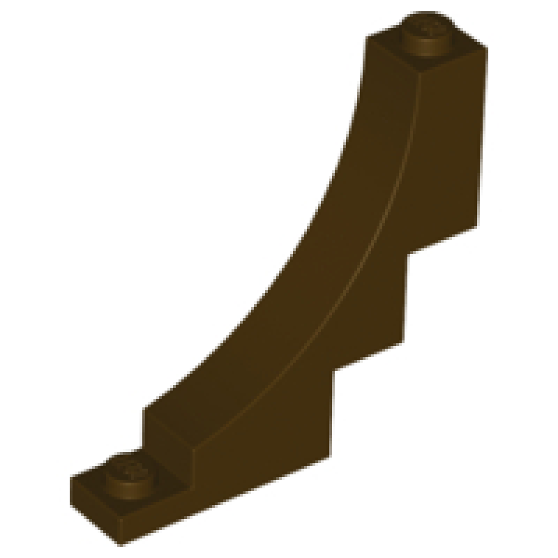 Boog 1x5x4 omgekeerd Dark Brown